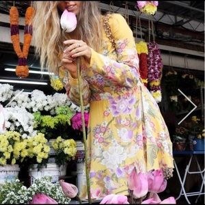 Spell Blue Skies Wrap dress